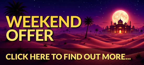 Image of Get 50 Free Spins On 3 Magical Genies promotion.