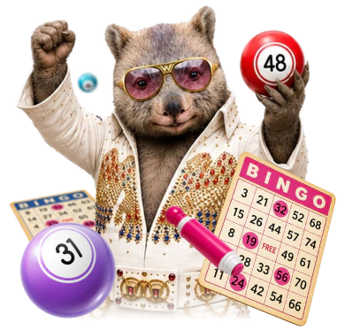 Wombat Bingo welcome offer character